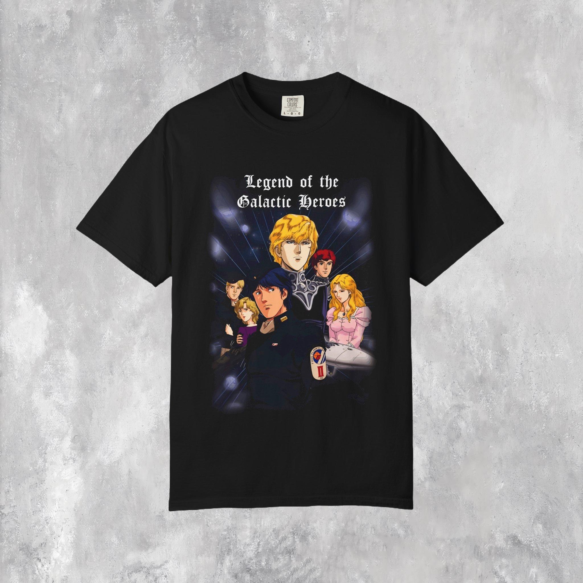 Legend of the Galactic Heroes T-shirt: Retro Japanese Anime