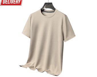 Men's Waffle Knit Short Sleeve Polo Shirt | Breathable Cotton Summer Tee