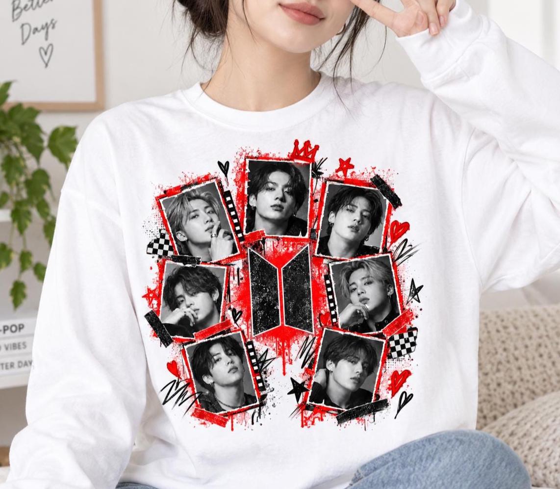 Jungkook Face Shirt - Etsy