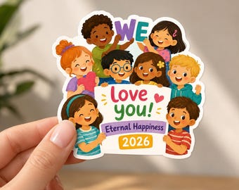 20 pack Eternal Happiness 2026 Convention Stickers International Regional Kids Gift 1.5in