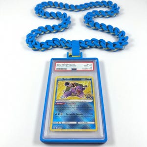 Naszyjnik z łańcuszkiem PSA - TAG - BGS - CGc Slab – noś swoje stopniowane karty Pokémon! zdjęcie 4