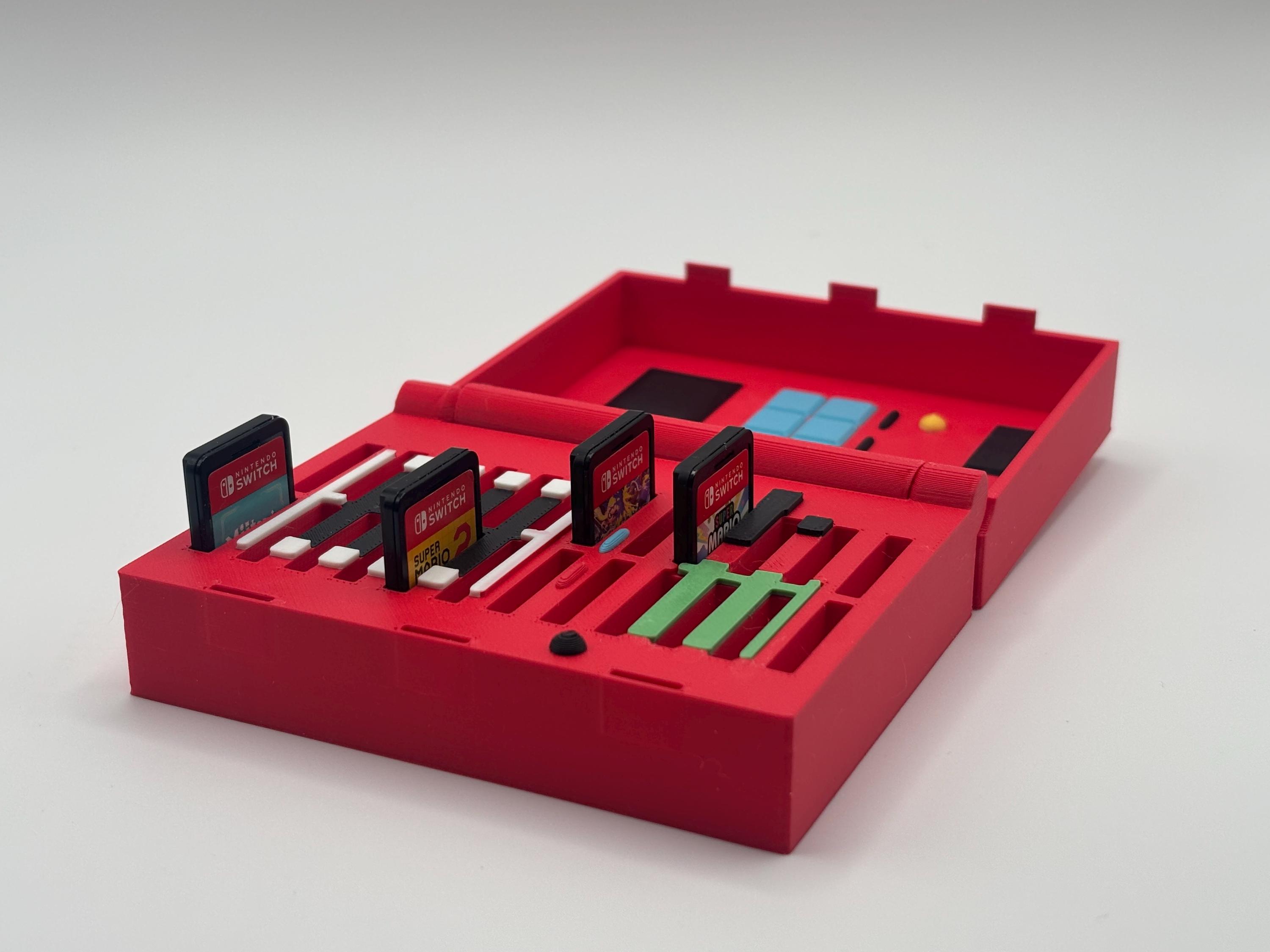 3D Printed Pokédex-style Nintendo Switch / Switch 2 Game Cartridge Case ...