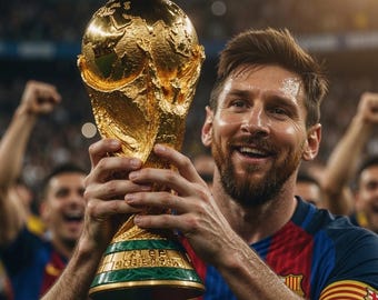 Réplica del trofeo de la Copa Mundial de la FIFA: ¡Disponible en tamaños de 5”, 7”, 9” y 13”!