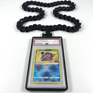 Naszyjnik z łańcuszkiem PSA - TAG - BGS - CGc Slab – noś swoje stopniowane karty Pokémon! zdjęcie 5