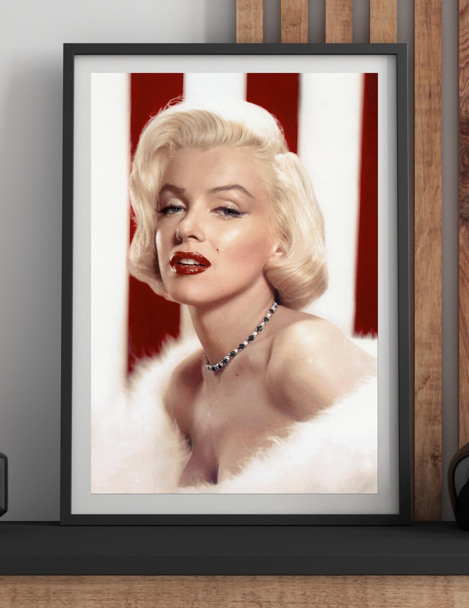 Marilyn Monroe Vintage Hollywood Glamour Portriat Wall Decor Glossy ...
