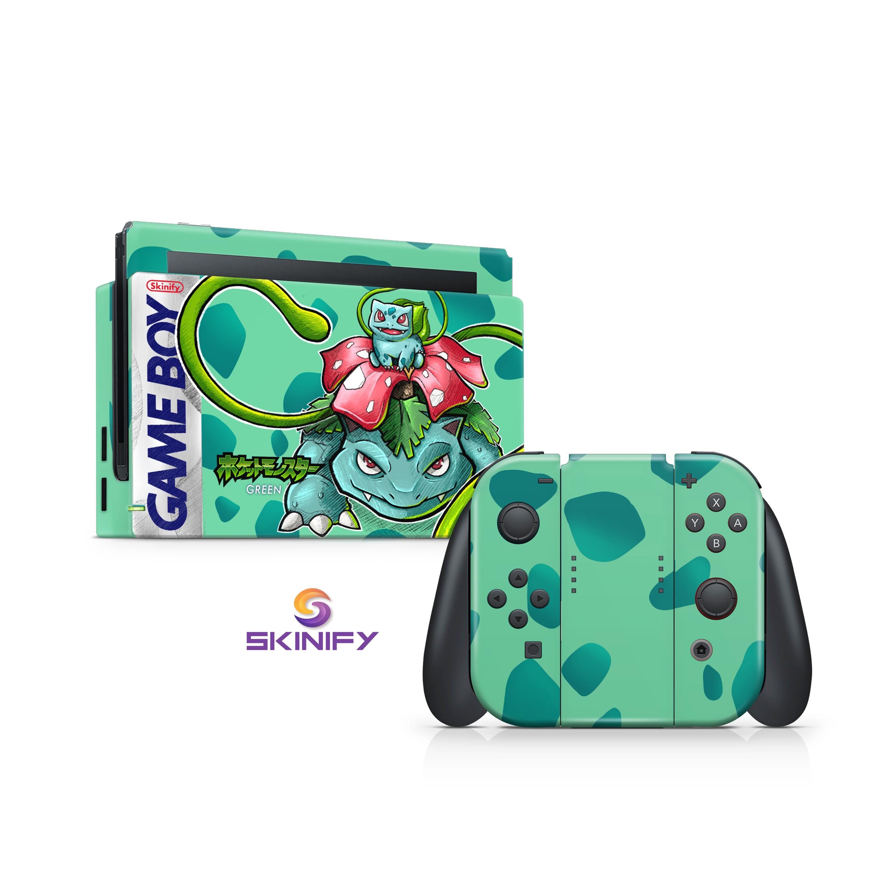 Pokemon Venusaur Bulbasaur Retro Nintendo Switch Skin Wrap Premium ...