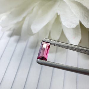 Rubí natural, turmalina clara facetada, gema suelta para la fabricación de joyas…