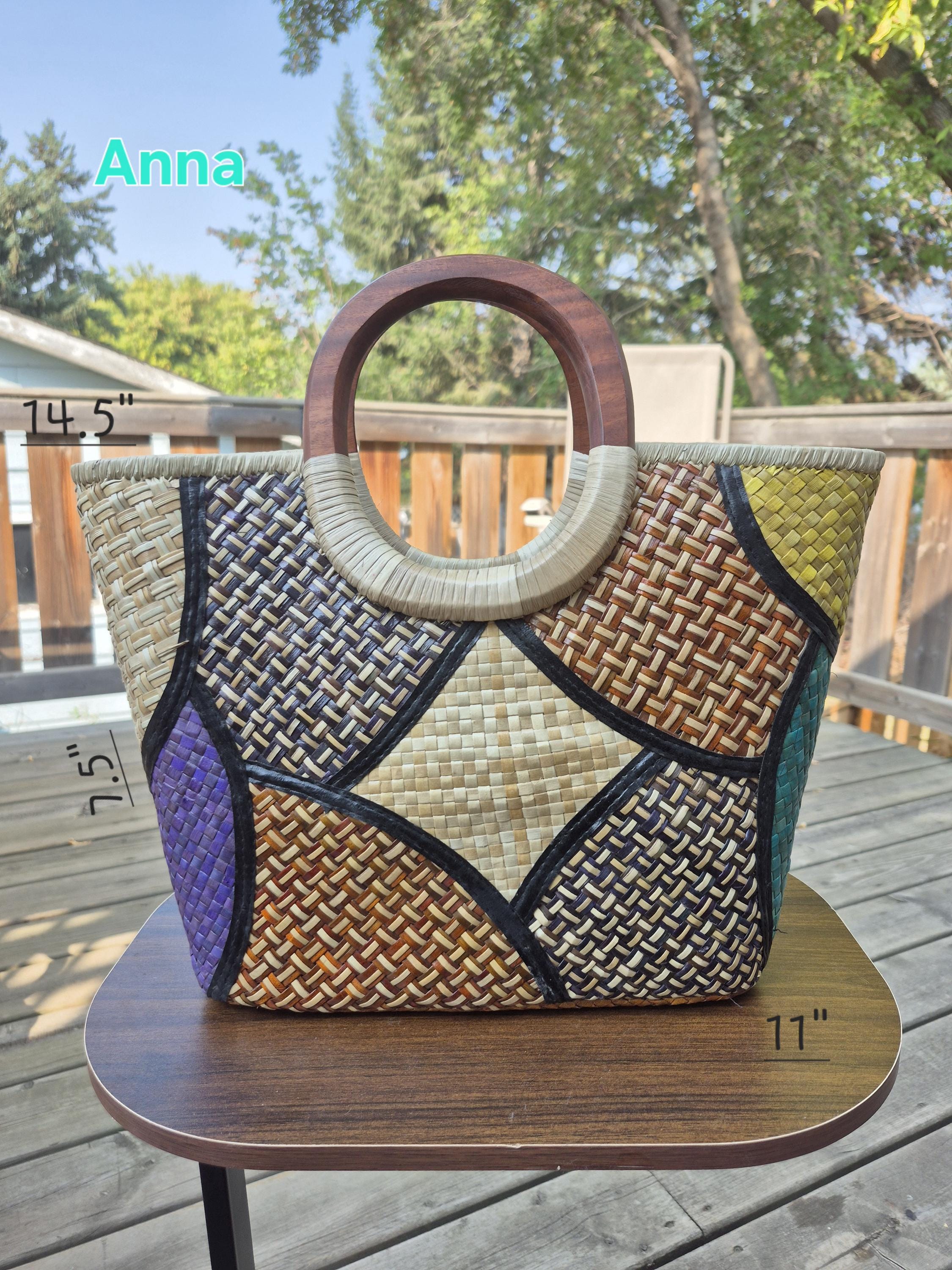 Handwoven Backpack using Pandan Leaves Handcrafted Pandan Backpack