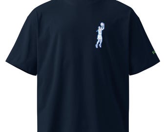 Azzi Fudd Dallas WIngs Unisex organic oversized high neck t-shirt