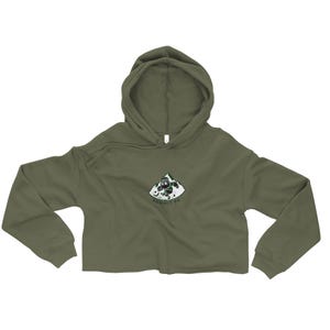 Denver Summit FC NWSL Women's Soccer Paint Crop Hoodie