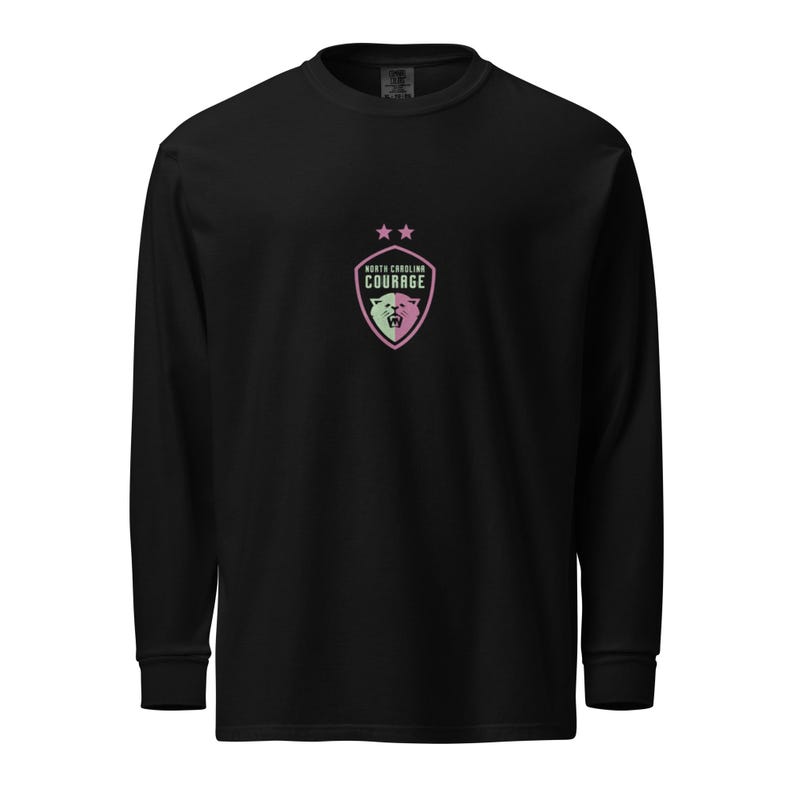 NC Courage NWSL heavyweight long-sleeve shirt