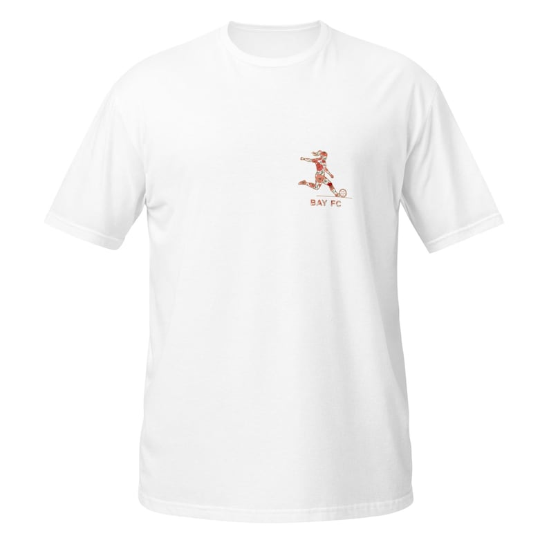 Bay FC Poppy Claire Hutton outline logo NWSL T-Shirt