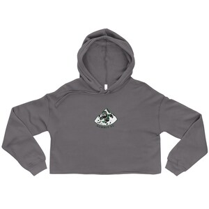Denver Summit FC NWSL Women's Soccer Paint Crop Hoodie