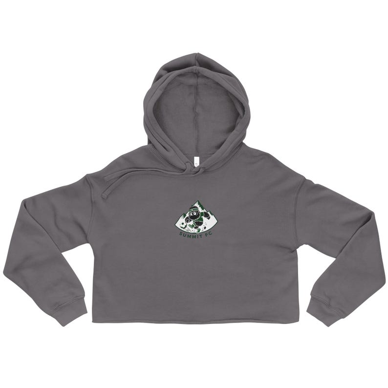 Denver Summit FC NWSL Women's Soccer Paint Crop Hoodie