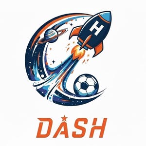 Houston Dash Blast off zwaar gekleurd T-shirt afbeelding 11