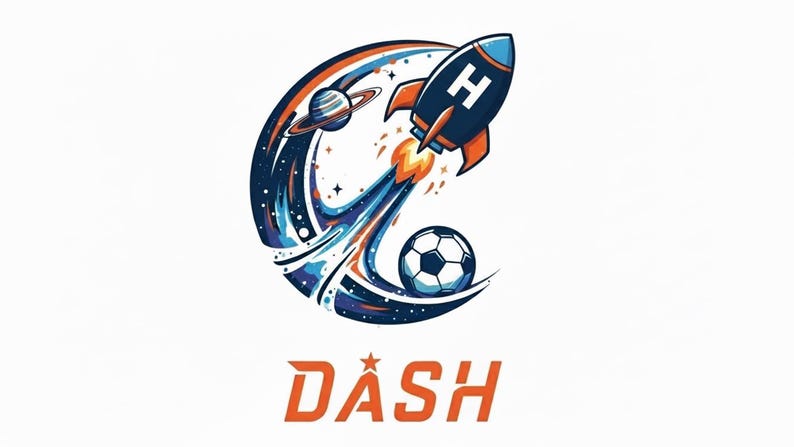 Houston Dash Blast off zwaar gekleurd T-shirt afbeelding 11