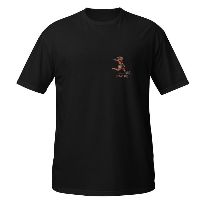 Bay FC Poppy Claire Hutton outline logo NWSL T-Shirt