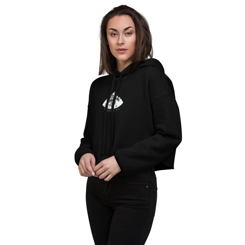 Denver Summit FC NWSL Women's Soccer Paint Crop Hoodie