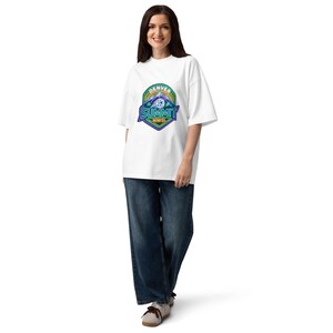 Denver Summit NWSL neon organic oversized high neck t-shirt