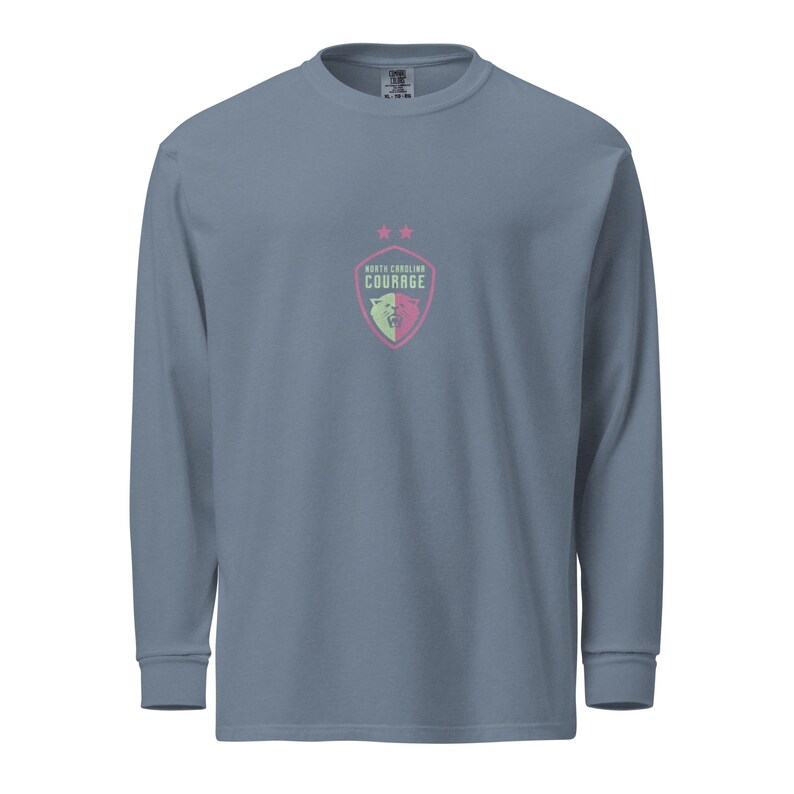 NC Courage NWSL heavyweight long-sleeve shirt