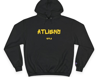 Atliens 1996 Hoodie | Alien Typography Streetwear