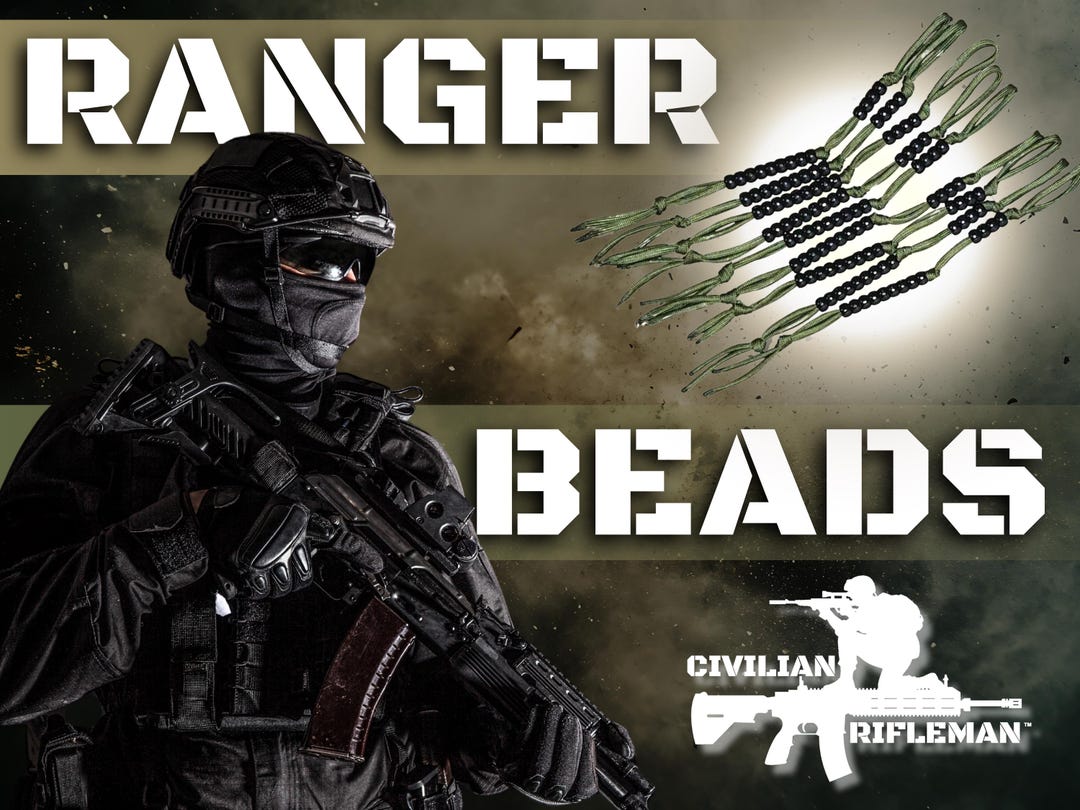 Handmade Ranger Beads - Pace Counter Green 550 Paracord - Etsy