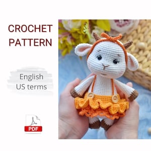 Amigurumi Little Goat Crochet Pattern PDF