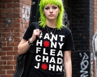 Red Hot Chili Peppers Band Illustration SVG PNG | Retro Funk Rock (Digital Download)