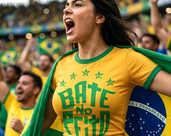 Brazil Selecao SVG PNG | National Football Campaign Design | World Cup 2026 (Digital Download)