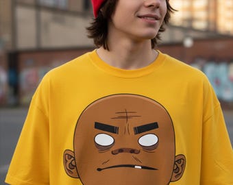 Russel Gorillaz SVG PNG | Alternative Rock Band Illustration | Printable T-Shirt Design (Digital Download)