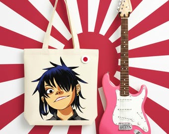 Noodle Gorillaz SVG PNG | Alternative Rock Band Illustration | Printable T-Shirt Design (Digital Download)