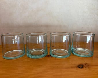 Beldi Glasses Set of 4 – Hand-Blown Moroccan Glassware from Marrakech
