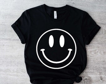 Smiley Face Ready to Press DTF Transfer DTF Print Direct To Film Transfer