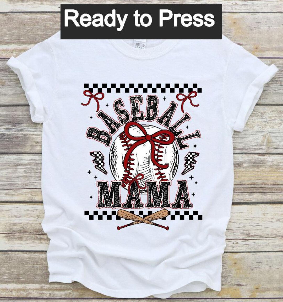 Baseball Mama Ready to Press DTF Transfer DTF Print Direct to Film ...