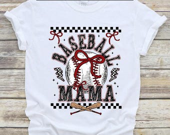 Baseball Mama Ready to Press DTF Transfer DTF Print Direct To Film Transfer