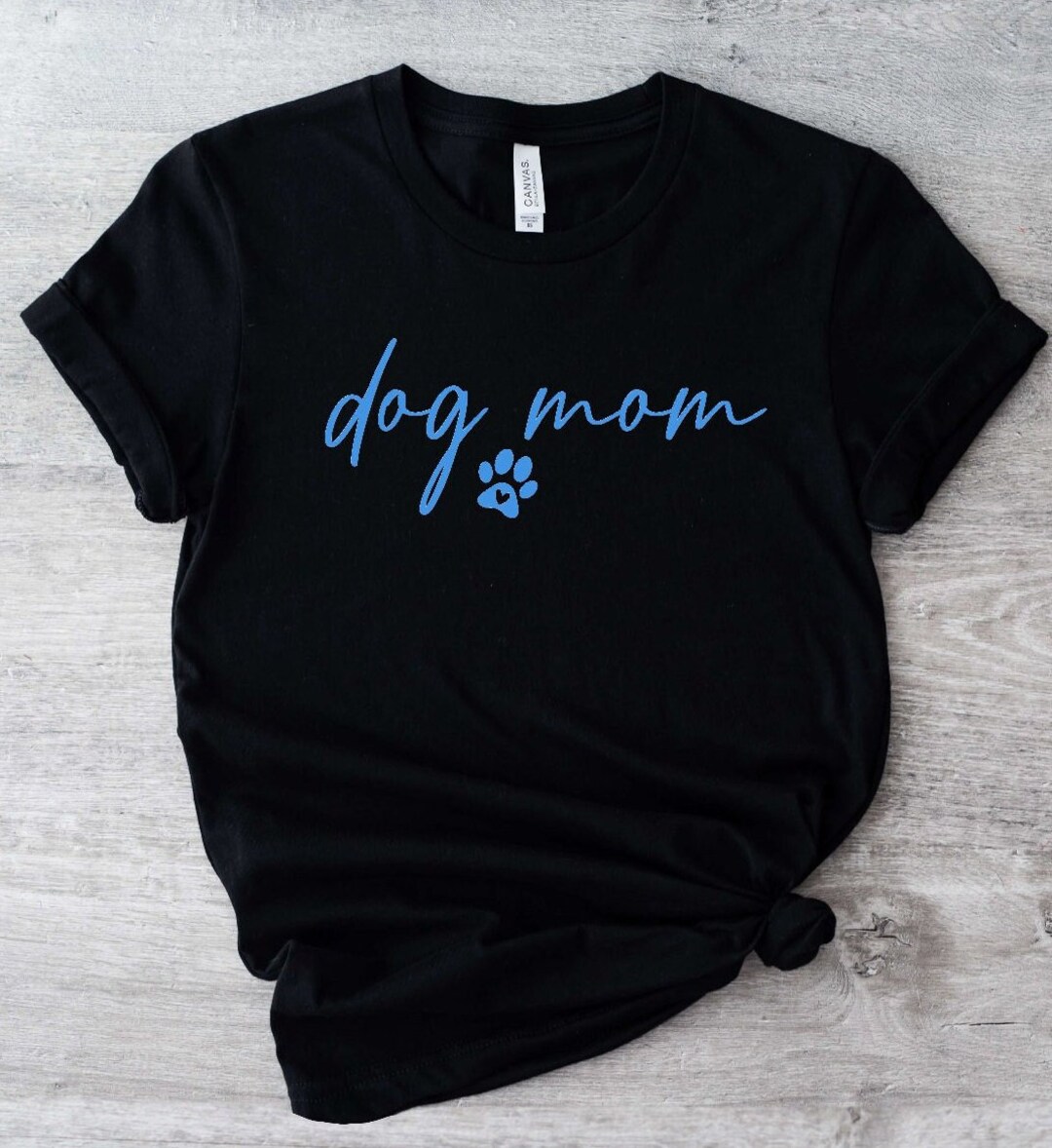 Dog Mom Paw Print Ready to Press DTF Transfer DTF Print Direct to Film ...
