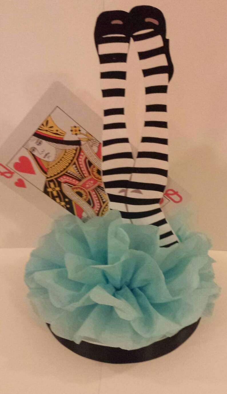 Alice In Wonderland Birthday Party Table Decor Table Prop Etsy