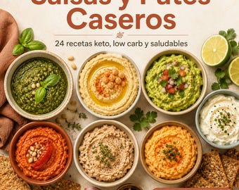 Homemade Sauces and Pâtés | 24 Keto, Low Carb and Healthy Recipes – Digital PDF Ebook