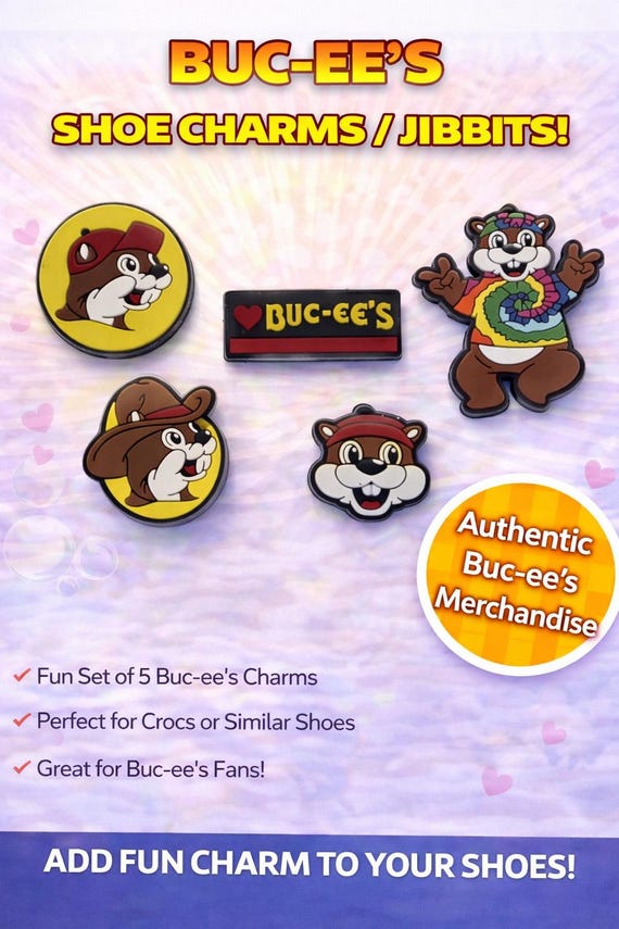 Buc-ee’s Shoe Charms | Buc-ee Beaver Croc Charms