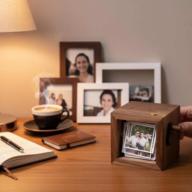 Personalized Photo Flipbook Animation Box, Custom Photo Book With Light ...