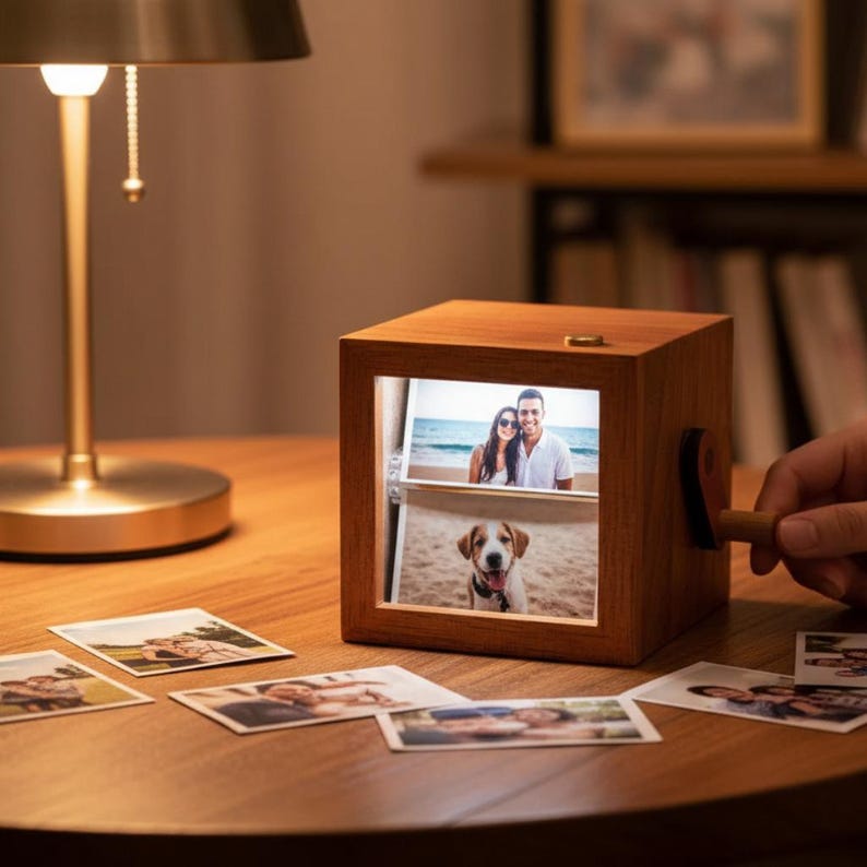 Personalized Photo Flipbook Animation Box, Custom Photo Book With Light ...