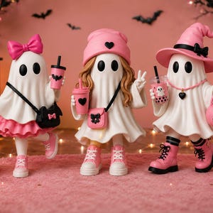 Halloween Ghost Girls 3D Model