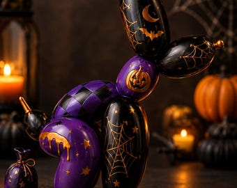Halloween Pooping Balloon Dog STL | Funny Dog 3D Print Model | Balloon Dog Halloween Decor | Novelty 3D Printing File | Digital Download