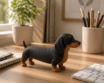 Dachshund STL File | Wiener Dog 3D Print Model | Cute Dachshund Figurine STL Download | Dog Lover Gift