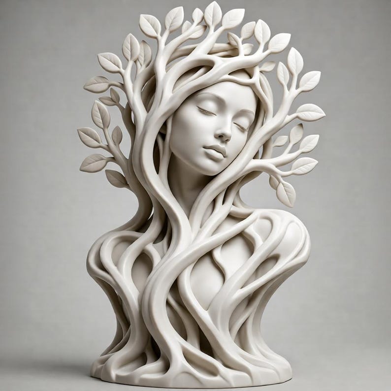 tree spirit bust stl file