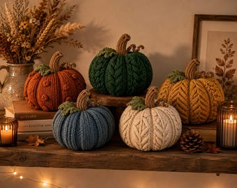 Rustic Knitted Pumpkin STL | Crochet Pumpkin 3D Print | Fall Pumpkin Decor | Autumn 3D Printable Model | Cozy Seasonal Decor