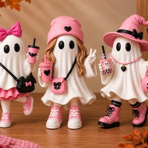 Cute Ghost Trio 3D Print