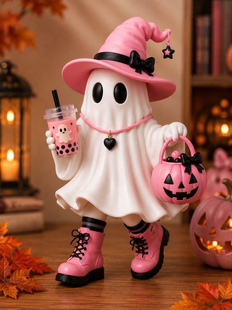 Kawaii Ghost Trio STL Set