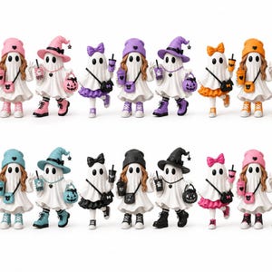 Halloween Ghost Girls Printable
