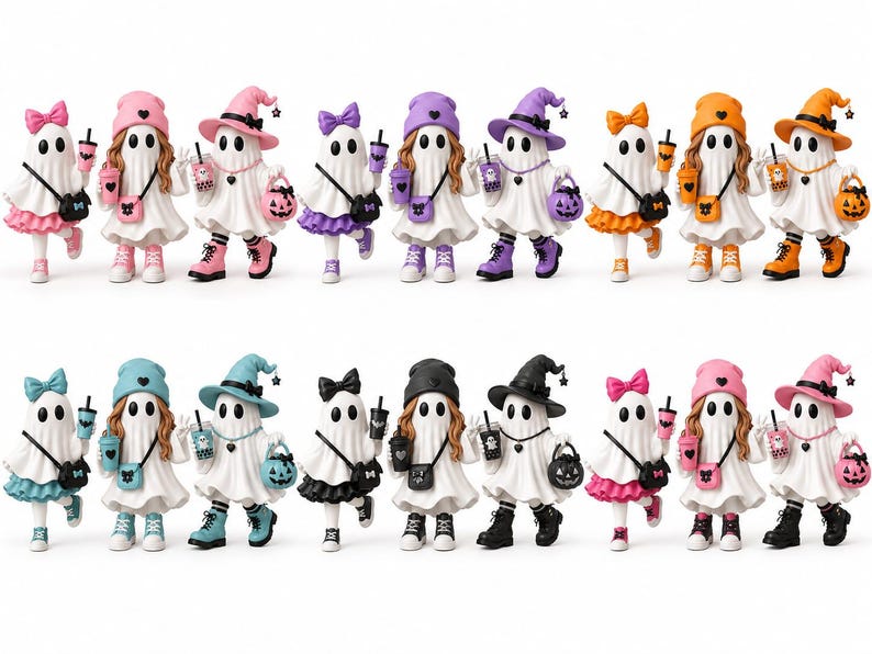 Halloween Ghost Girls Printable